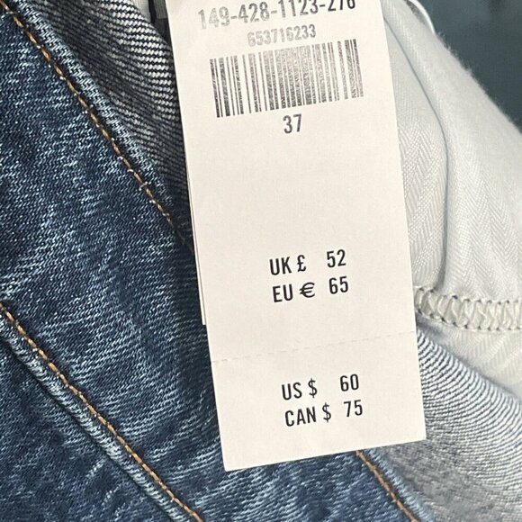 Abercrombie & Fitch The Mom Short High Rise Denim Jean Shorts Curve Love Sz 2X - Picture 6 of 7